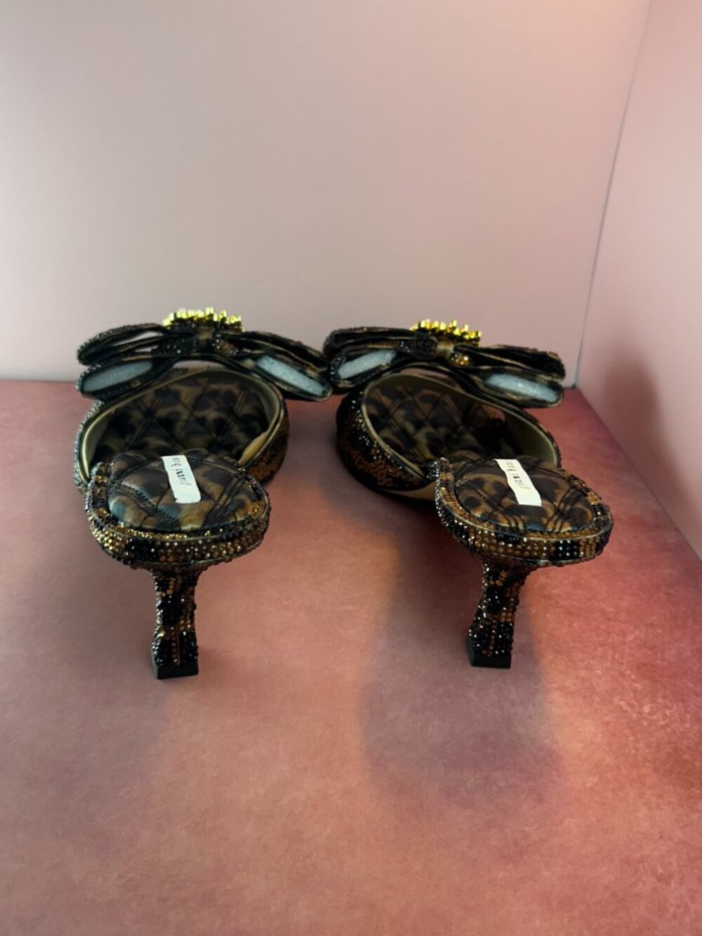 GIANNI BINI PEEKA TWO BLING SLIDE (10) - Picture 6 of 14
